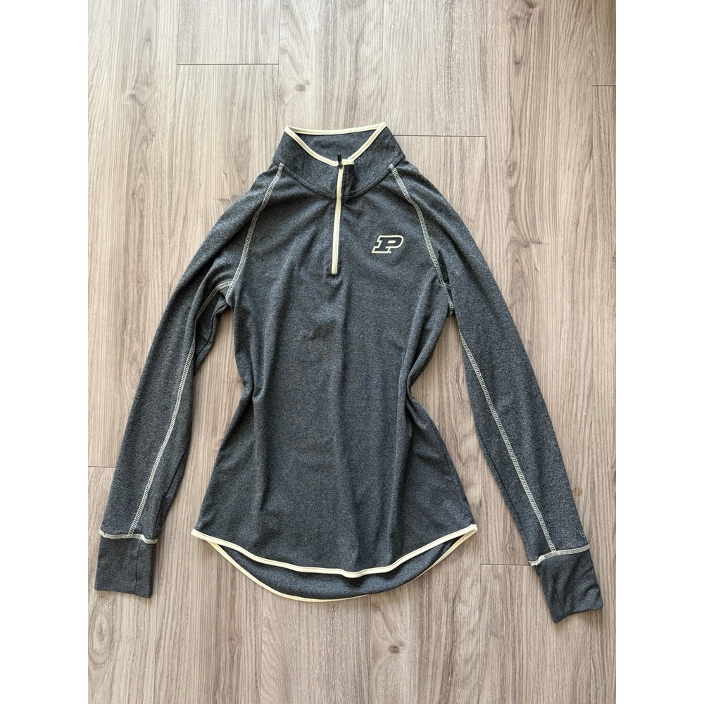 Purdue Quarter Zip Long Sleeve Collegiate